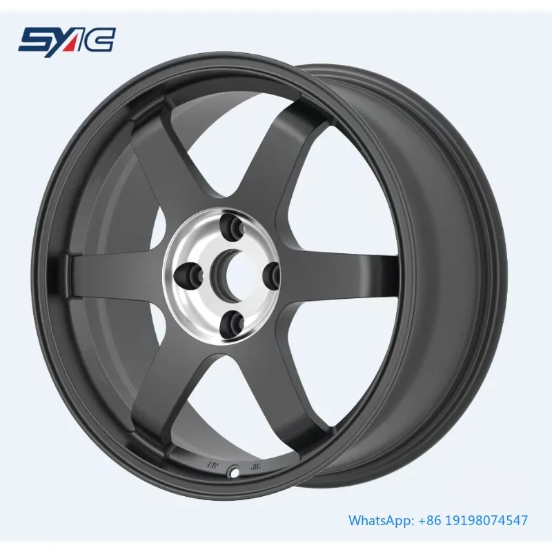 

Factory Customized Forged Wheels 17-22 Inch 4 Holes 6061-T6 Aluminum Alloy Matte Black Passenger Car Wheel Rims