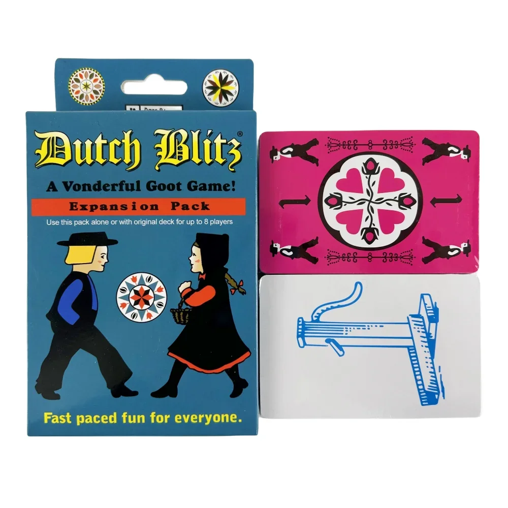 Dutch Blitz The Original Fast Paced Card Game Contains 160 Card Quick And Easy To Learn Great Family Game Fun For Everyone For 2