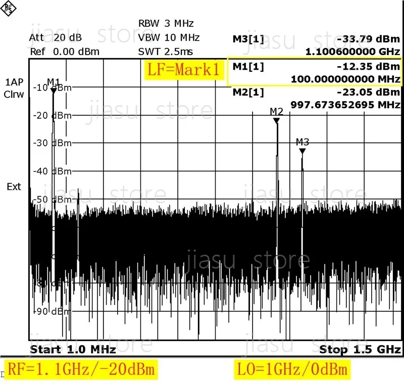 IAM81008 Active Double Balanced Mixer 8DB Mixing Gain 50MHZ-5GHZ Broadband+5V Power Supply
