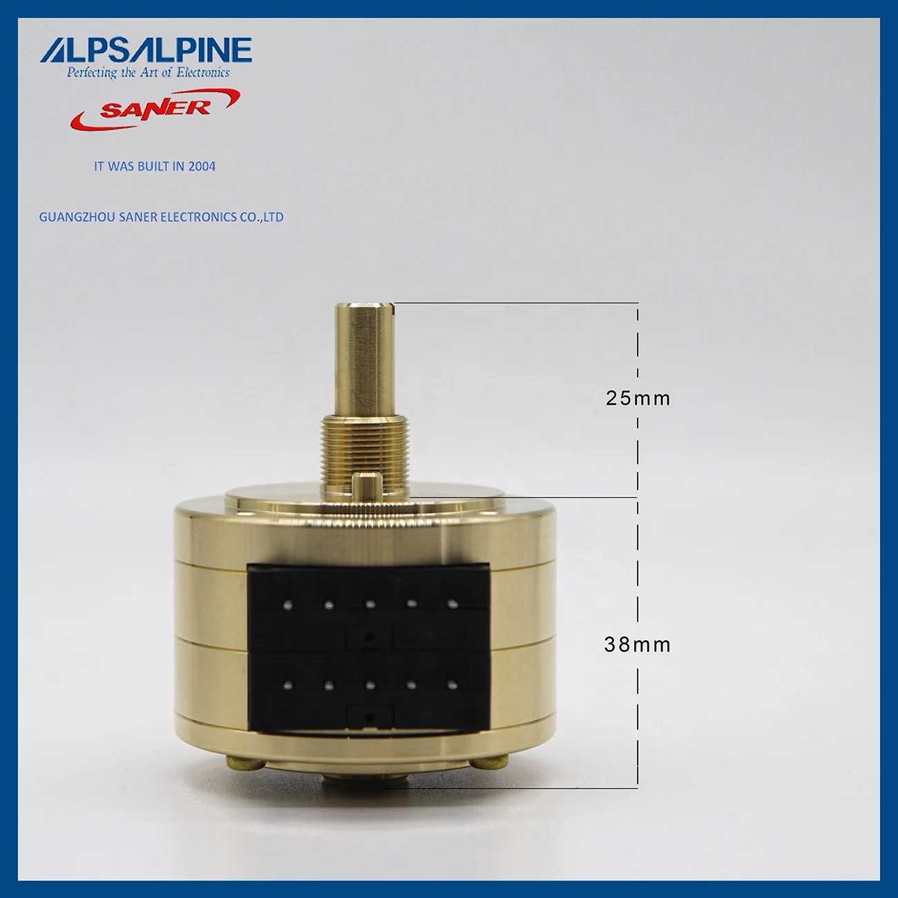 ALPS 50mm Size Metal Shaft High-quality-audio Type RK50112A0004 100k Metal Shaft potentiometer fader