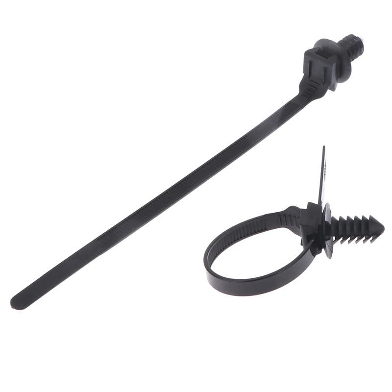 M6เกลียวถอดออกได้ M8ไนลอนมีรู M10พลาสติกยานพาหนะมอเตอร์ไซค์สายผูกยึดรถคลิปยึดอุปกรณ์ยึดแบบกดตัวยึดอัตโนมัติ!