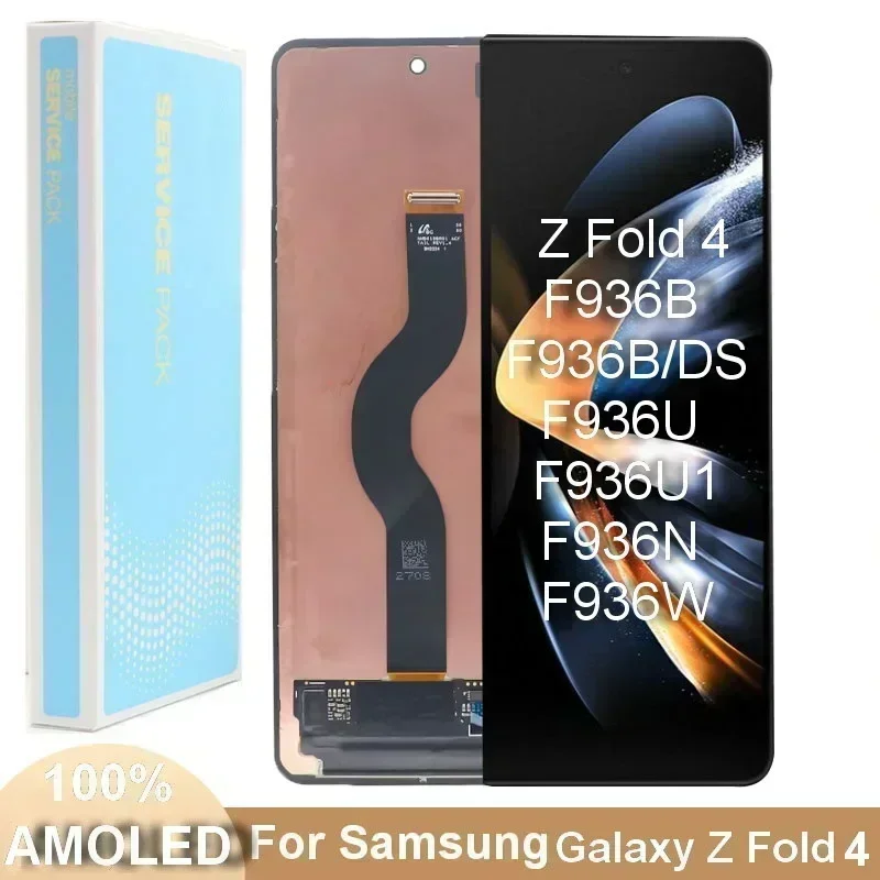 

For Samsung Galaxy Z Fold 4 5G AMOLED Lcd Display Screen Z Fold4 5G lcd F936B F936B/DS F936U F936U1 F936N F936W Screen Digitizer