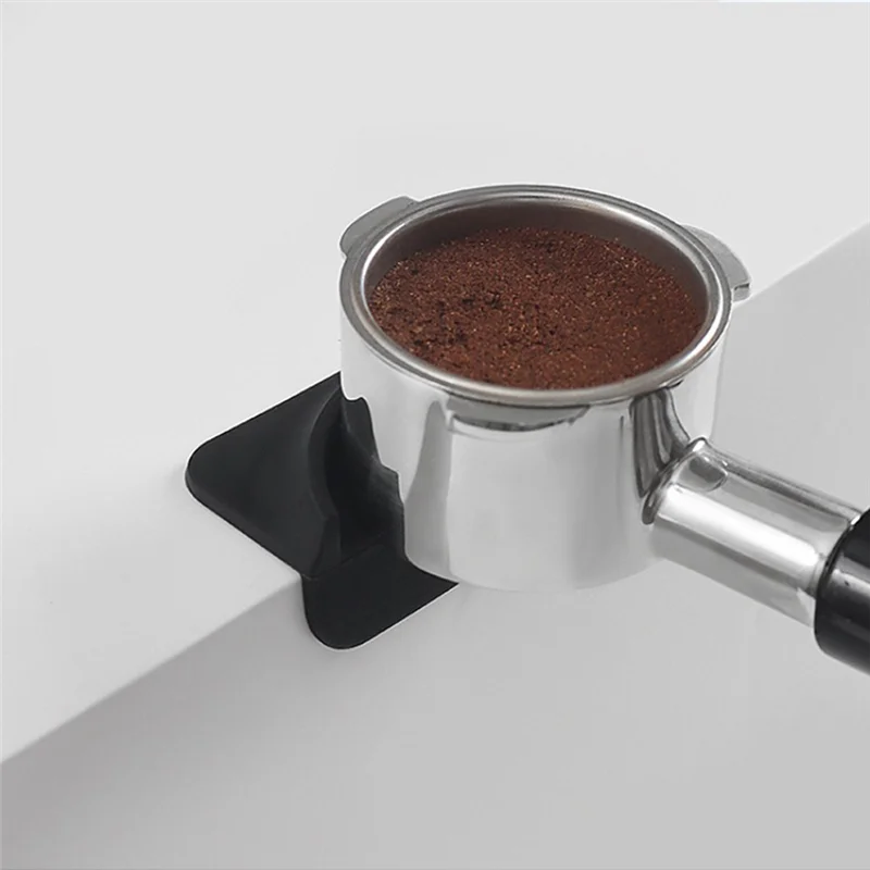 A38M Espresso Coffee Tampers Mat Station Press Tampering Holder Corner Mat Pad Silicone Coffeeware Tamping Barista Tool Durable