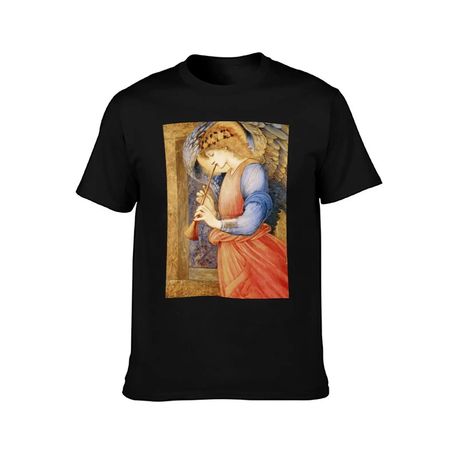 Edward Burne-Jones - Angel Playing A Flageolet T-Shirt Dry Fit Running Short Sleeve Top