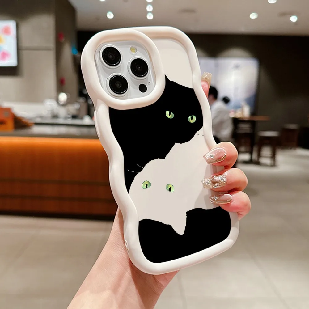 حافظة لهاتف سامسونج جالاكسي S25 S24 S23 S22 S21 S20 FE Ultra Plus 5G Wave Candy Soft Capa Cover Funda