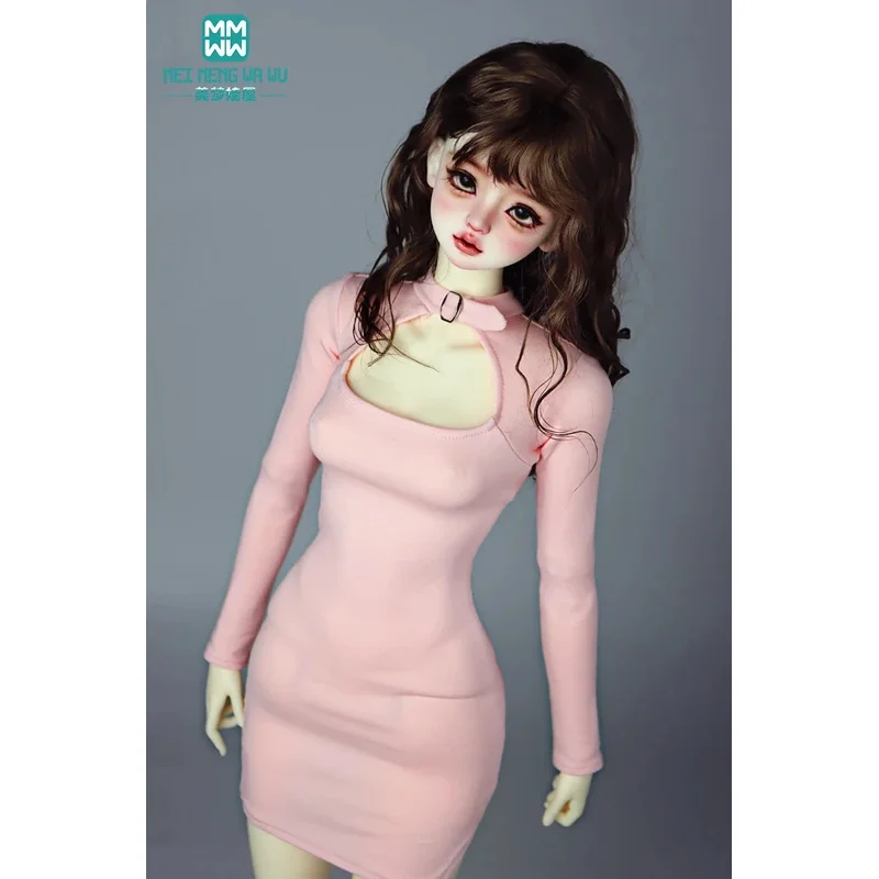 

Подходит для 58-60 см 1/3 BJD DD SD, модное тонкое платье, длинное платье с глубоким вырезом, аксессуары, игрушечный подарок для девочки