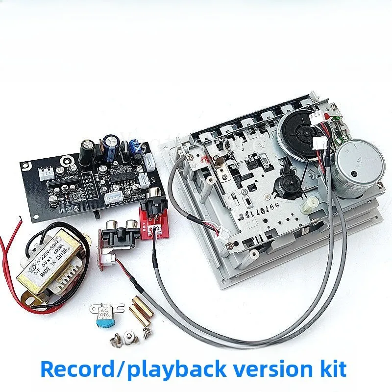 TA7668 Stereo Tape Recorder Head Front Amplification Board DIY Kit, Card Base Recorder