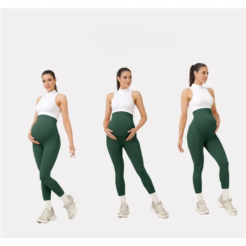 الأمومة طماق لباس خارجي الرياضة عادية البطن دعم لا ترهل سلس اليوغا السراويل للنساء الحوامل الصيف الخريف الموضة