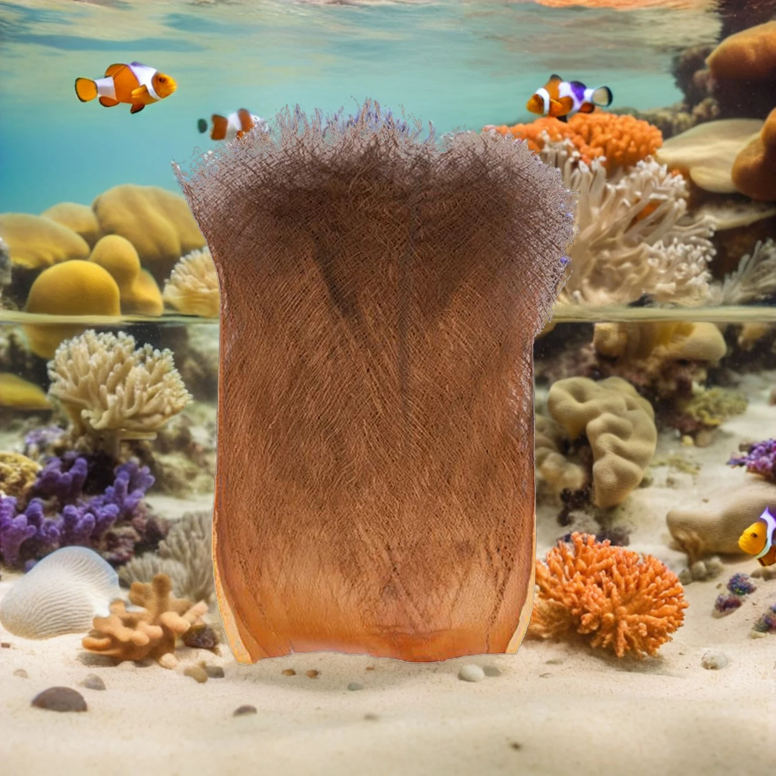 

Coconut Tree Bark Slices 5 Sheets Realistic Garden Accessory Natural Home Plant Decor Desktop Landscape Ornament