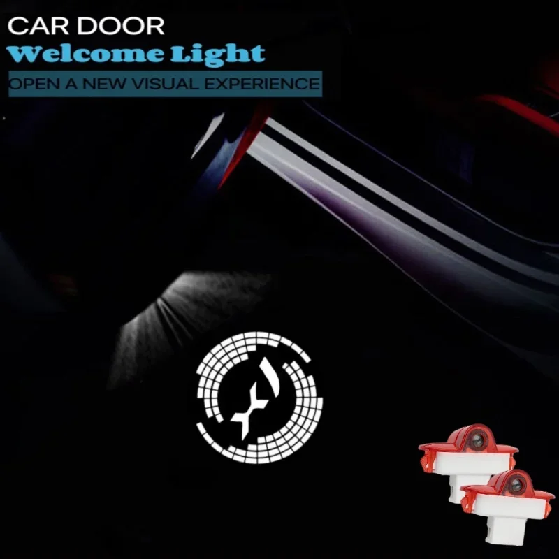 

LED Car Door Welcome Logo Lights Courtesy Projector Ghost Shadow Lamp For Jaguar XJ 2005-2011 2015 2016 2017 2018 2019 Car Goods