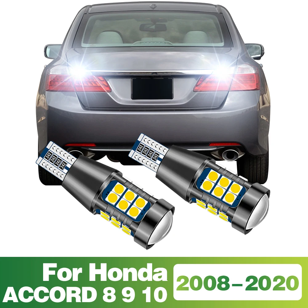 

2Pcs T15 Signal-Lamp LED Bulb Car Reverse Light Tail Lamp For HONDA ACCORD 8 9 10 2008-2015 2016 2017 2018 2019 2020 Accessories