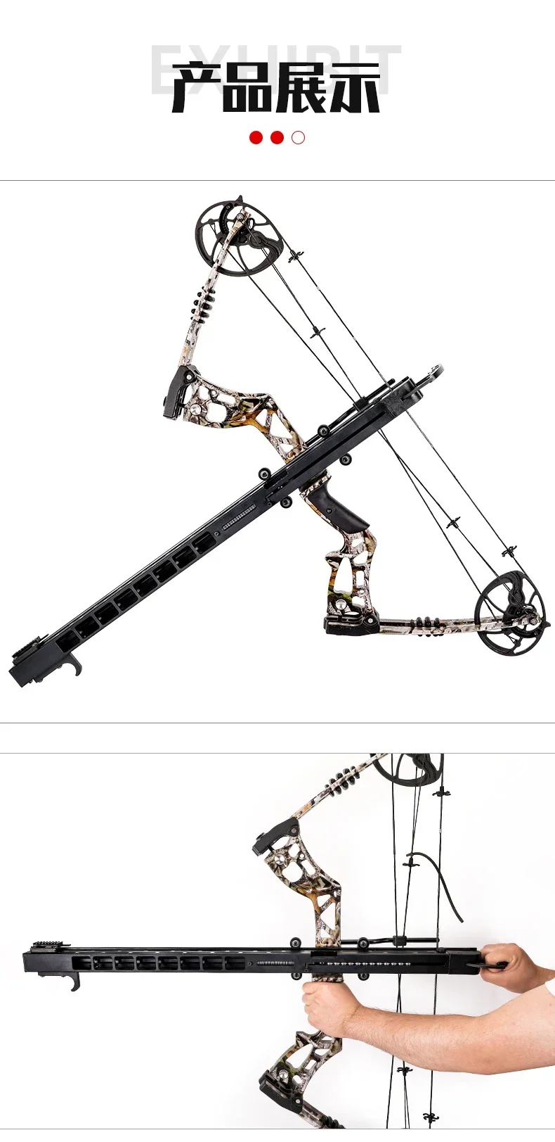 Compound Bow Orbital Archery Steel Ball lancio Bow Assist Compound/Recurve Hunting Burst Single/Double Launch Hunting