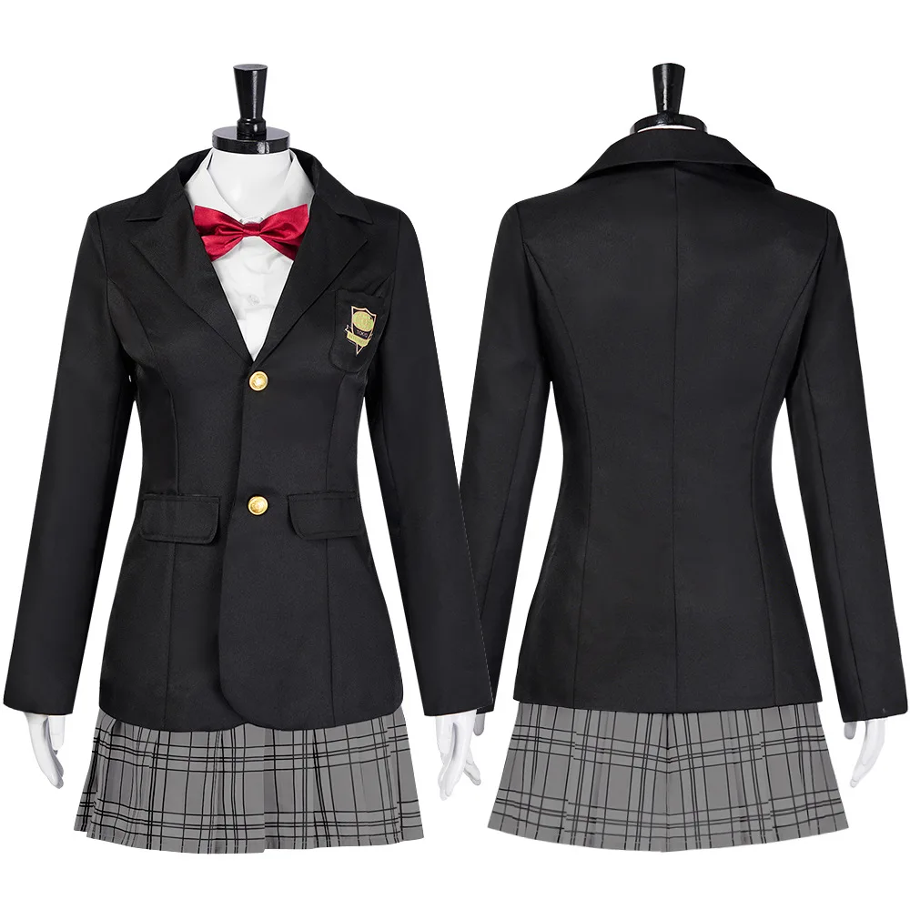 

Костюм для косплея Gogo Yubari, модный комплект из трех предметов в стиле кампусной моды, рубашка, короткая юбка, куртка, подходит для выступлений на вечеринках.