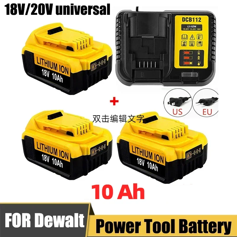 Original DCB200 20V 10Ah Lithium Replacement Battery For Dewalt 18V DCB184 DCB200 DCB182 DCB180 DCB181 DCB182 DCB201 DCB206