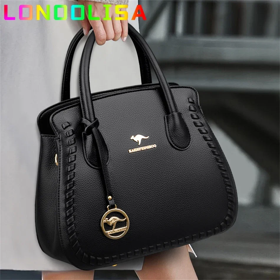 High Quality Handbags for Women Bags Designer Ladies Shoulder Crossbody Leather Bags Luxury Messenger Handle Female Sac A Main