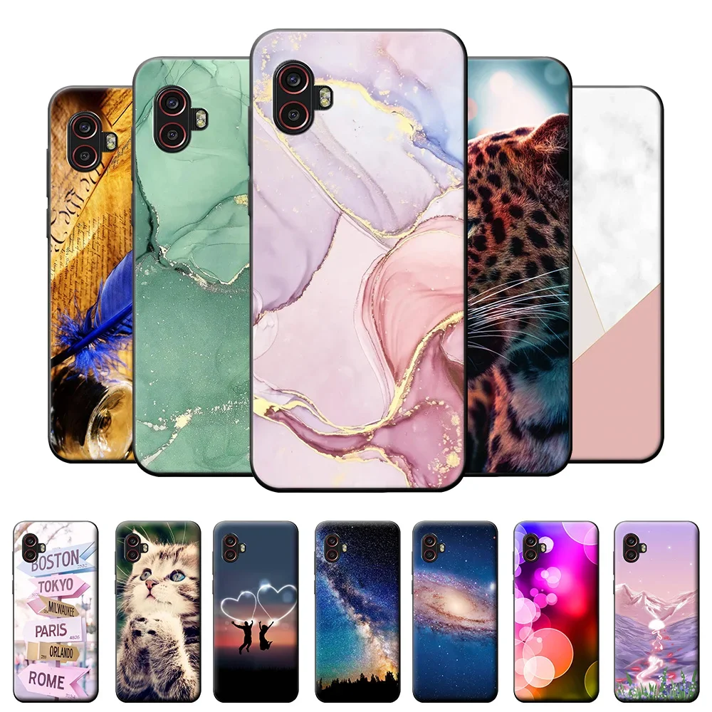 Para Samsung Galaxy Xcover 6 Pro funda de lujo de silicona contraportada para Samsung Xcover 6 Pro Fundas de teléfono Xcover6 Pro Coque