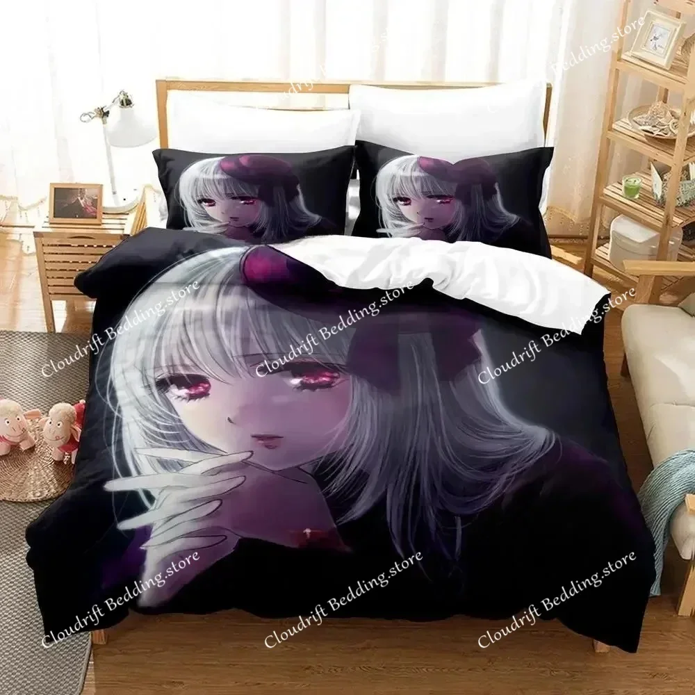 K project Mikoto Suoh No Blood! No Bone! No Ash! Bedding Set Cartoon Anime three-piece set Adult Kid Bedroom Duvet cover Sets026