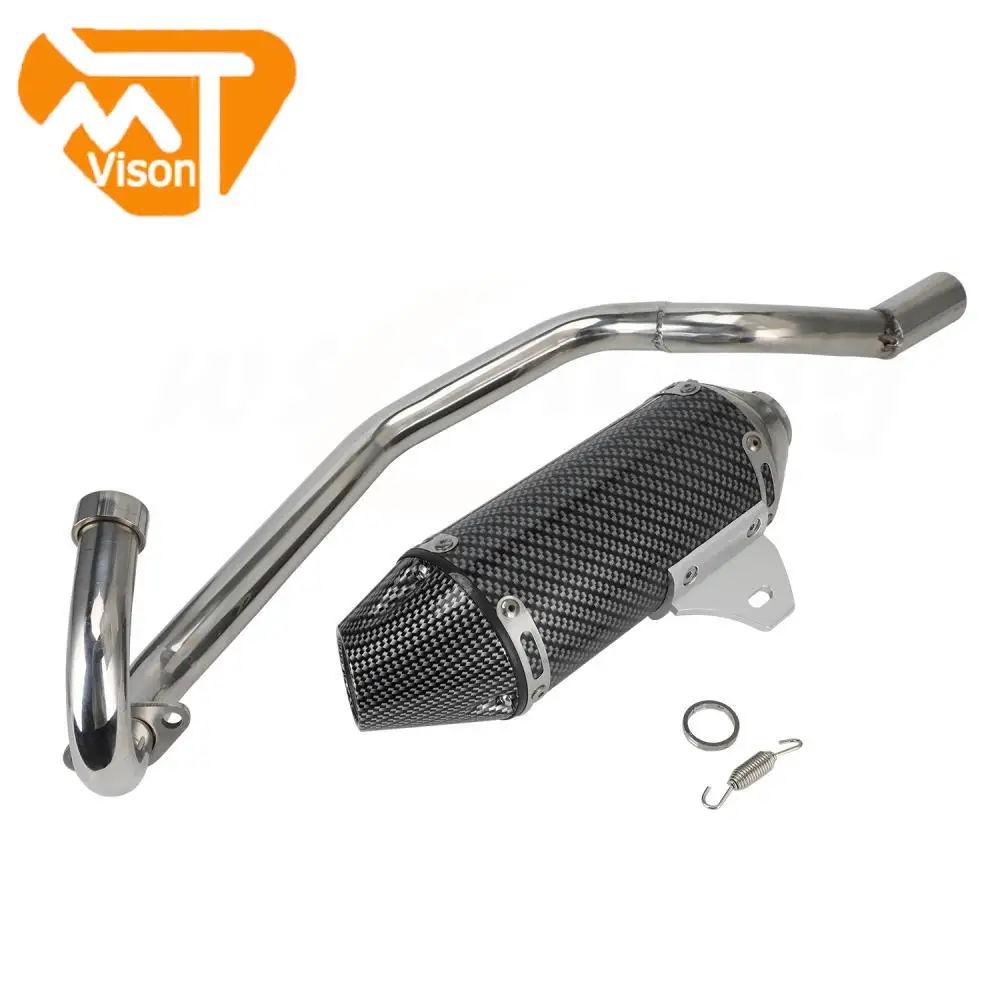 Motorcycle 51mm 41mm Exhaust Muffler Pipe Full System For KAWASAKI KLX110 2012-2024 KLX110L 2012-2024 KLX110 KLX110L 2012-2024