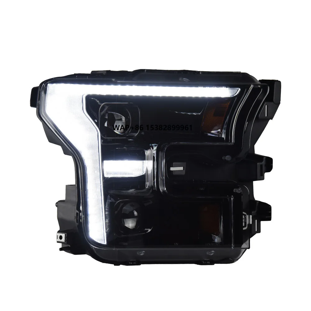 Car Lights for Raptor Tremor F150 2015-2020 F-150 Pick-up LED Auto Headlights Assembly Upgrade DRL Bicofal Lens Lamp Accessories