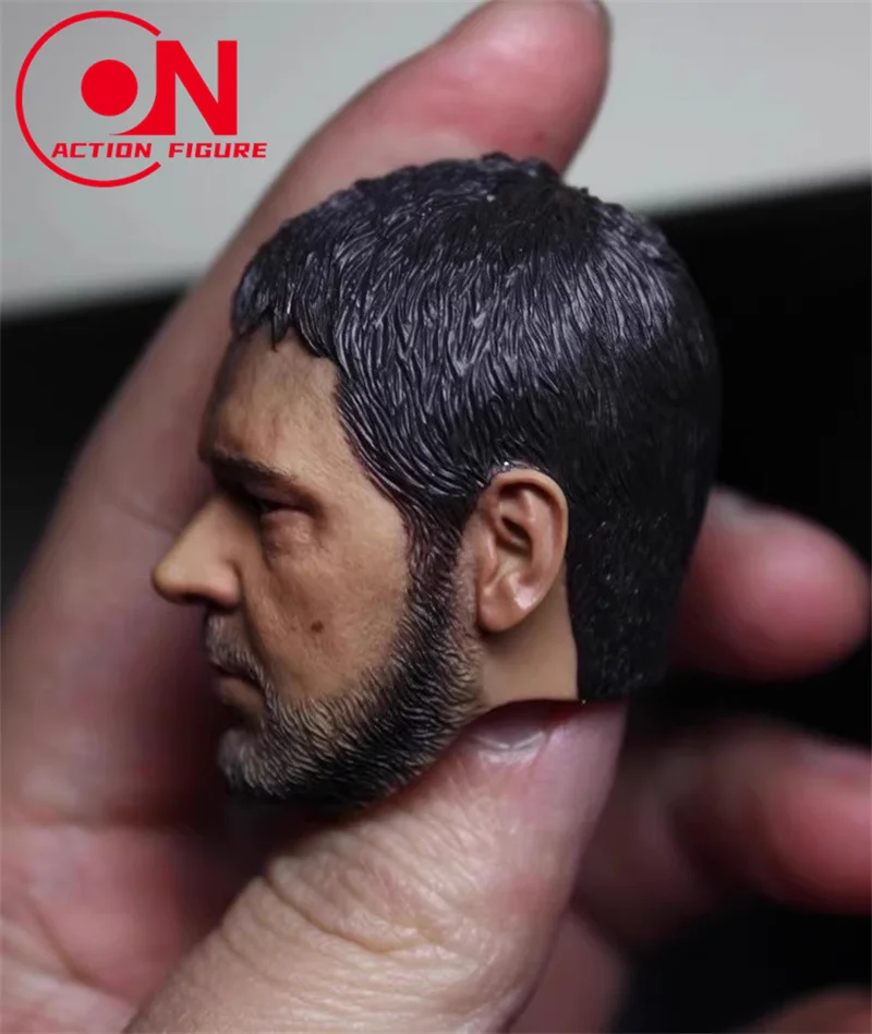 Escala 1/6 Russell Ira Crowe Cabeça Esculpida Cabeça de Gladiador Modelo Fit 12 polegadas Soldado Figura de Ação Bonecas Corporais
