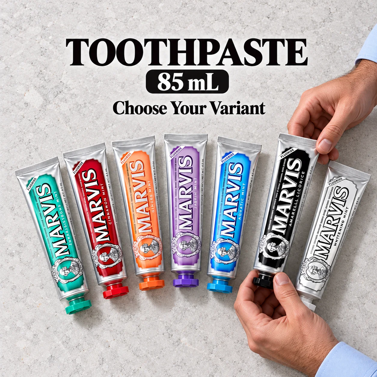 Mint Flavored Toothpaste 85ml For Morning And Evening Brushing Helping Clean Teeth And Freshen Breath As Part Of Daily Oral Care