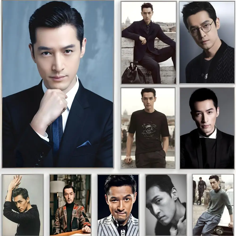 charming actor c-chinese actor hu ge Poster Classic Wall Art  Home Decor  Peel and Stick Unframed