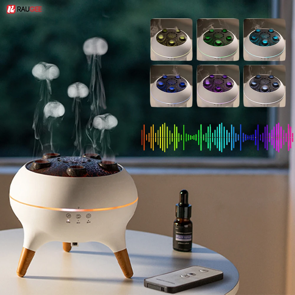 Humidifiers Aromatherapy Essential Oil Diffusers with Timer Remote Air Humidifier for Home Bedroom Office Festival Gifts