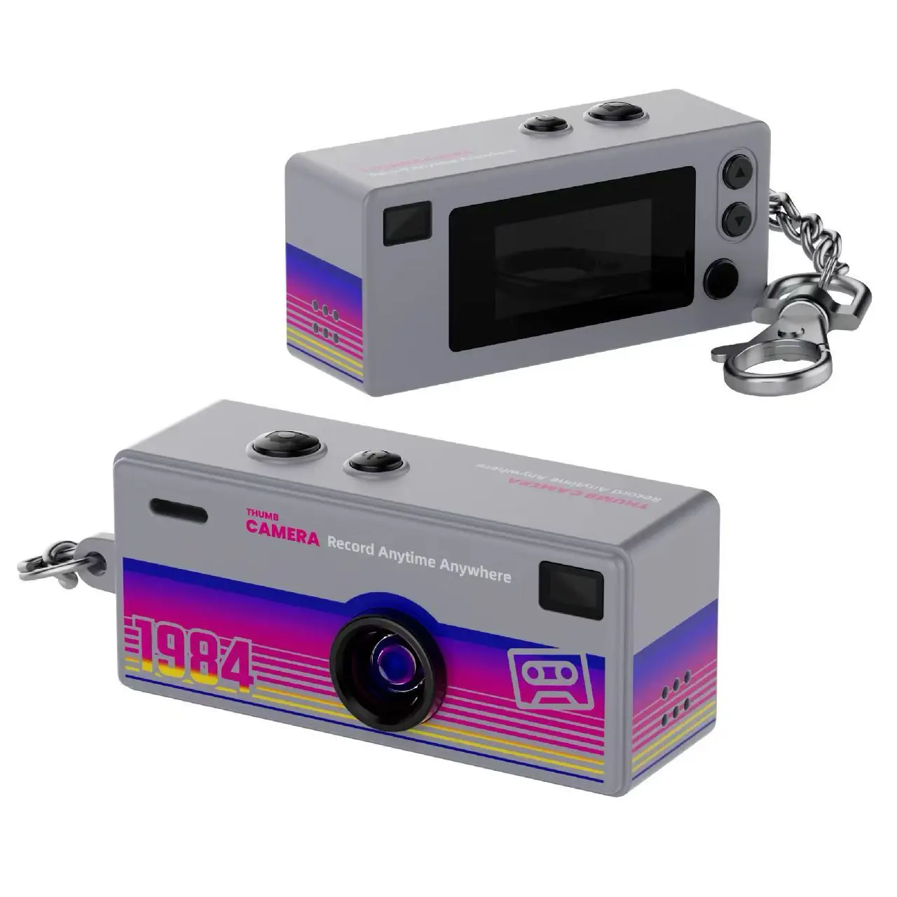 G6 THUMB CAMERA 3個セット G6 Digital Camera 0.96 Inch Keychain Camera Retro Support Memory