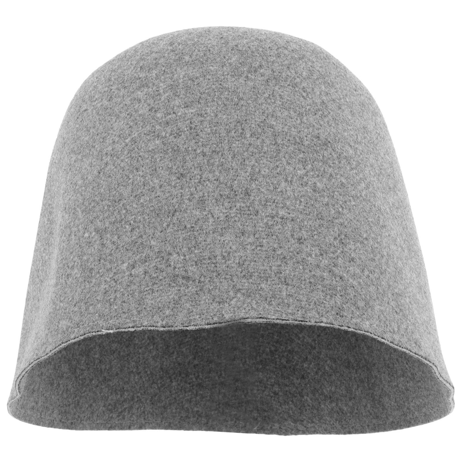 

Breathable Hat Felt Shower Cap Caps Sauna Supplies Take Bath for Women Grey Comfortable Room