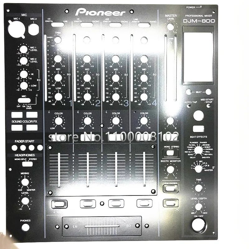 FORPioneer DJM800 DJM-800   Faceplate DNB1144 Fader Panel DAH2427 DAH2426  Brand New Original, Stock in Head Office Warehouse