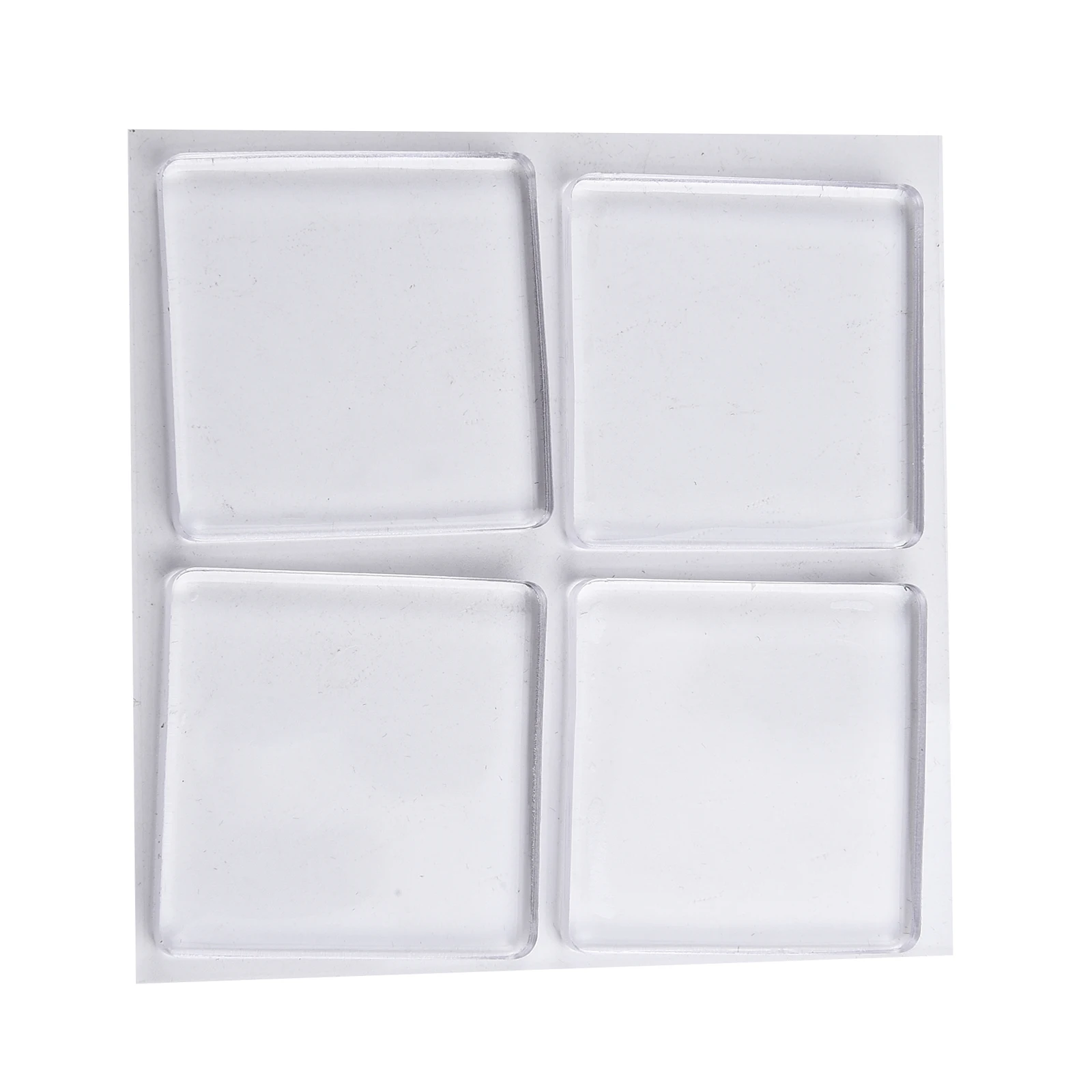 High Temperature Resistance Anti Vibration Shock Absorbing Pad Mat Pcs Set Shockproof Transparent Odorless Silicone