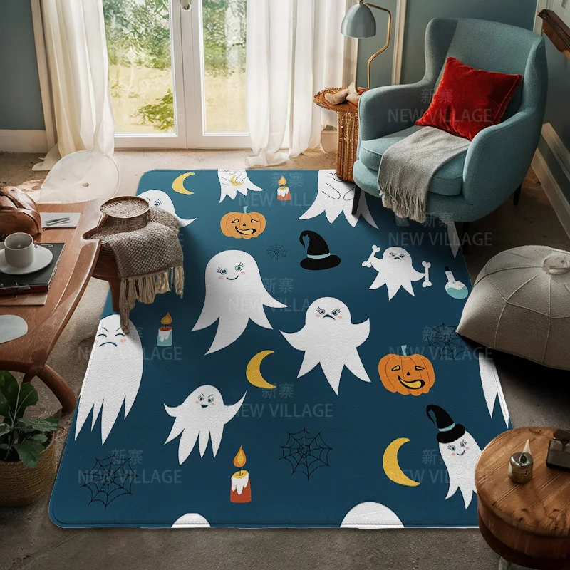 House entrance carpet Home door mat Living Room Bath Foot bathroom non-slip water absorption rugs bath Halloween Autumn Pumpkin