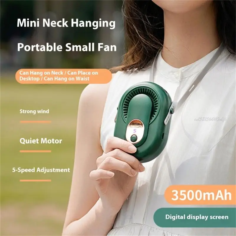 27RB Cooling Fan 3500mAh Clip Fan ABS Texture Suitable for Travel Camping Fishing