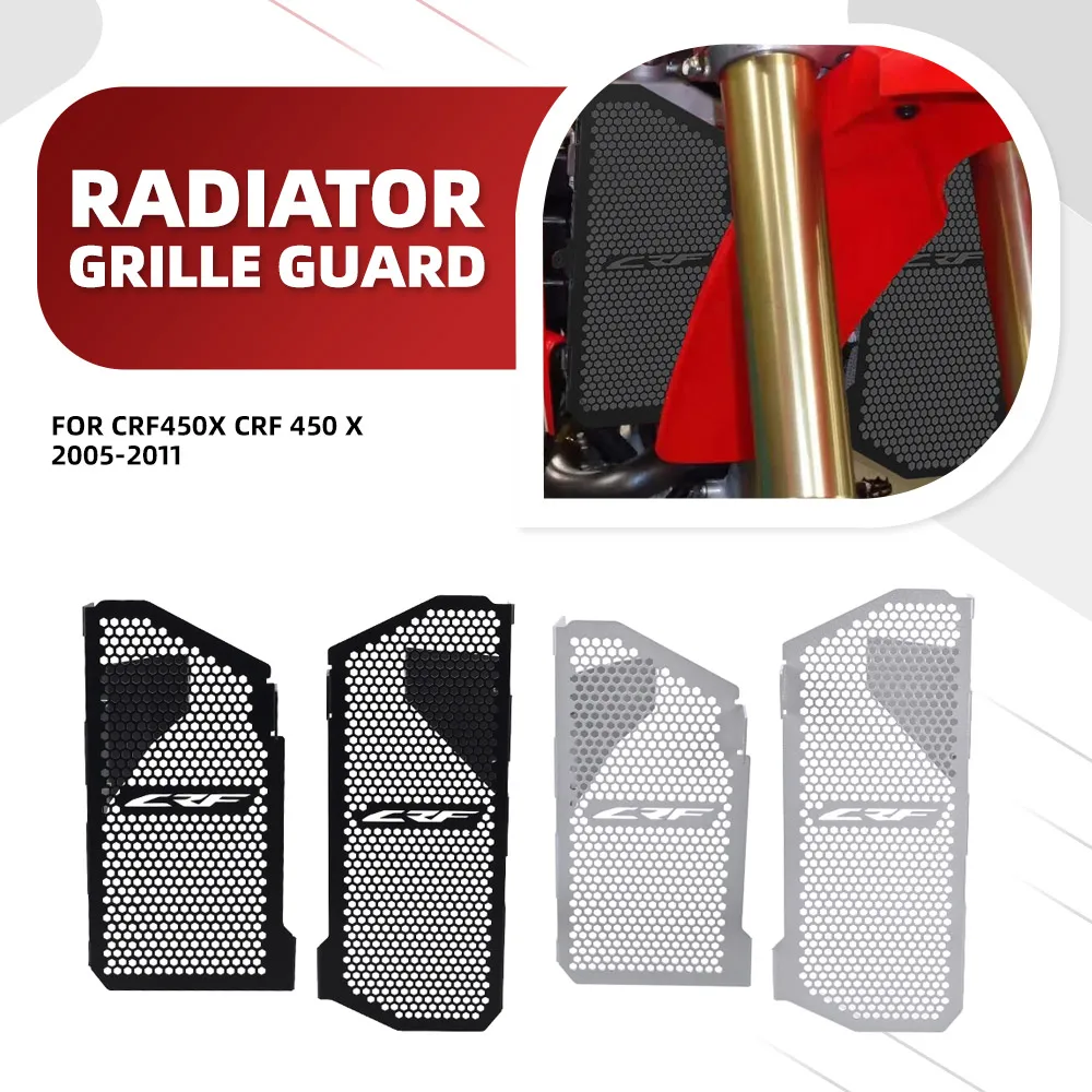 

CRF 450X Motorcycle Accessories Radiator Guard Cover Cover FOR HONDA CRF450X CRF 450 X 2005 -2010 2011 2006 2007 2008 2009 2010