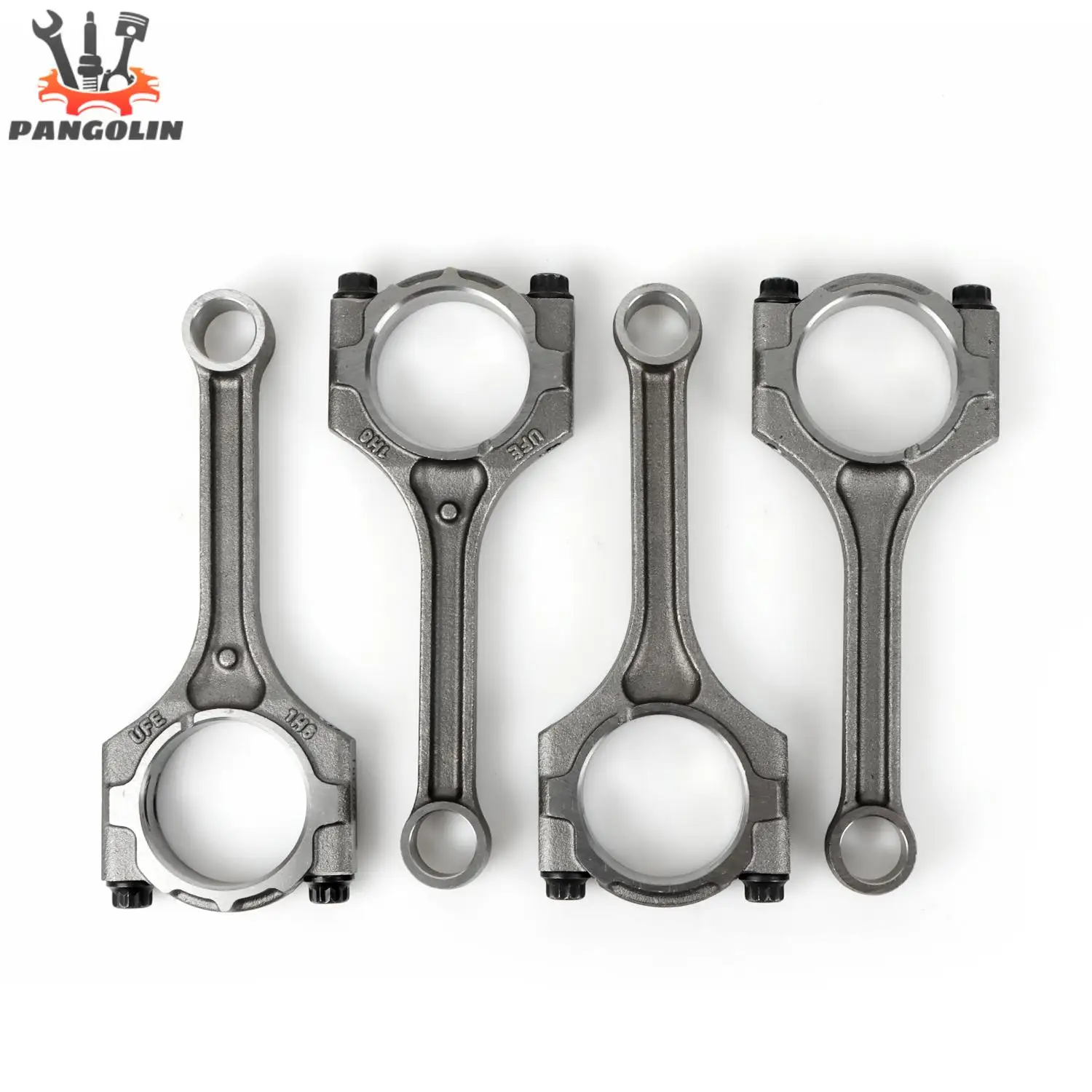 4pcs 23510-2B100 Engine Connecting Rod for 2006–2019 Hyundai Accent i20 Solaris, Kia Rio Cee'd Venga G4FA 1.4L