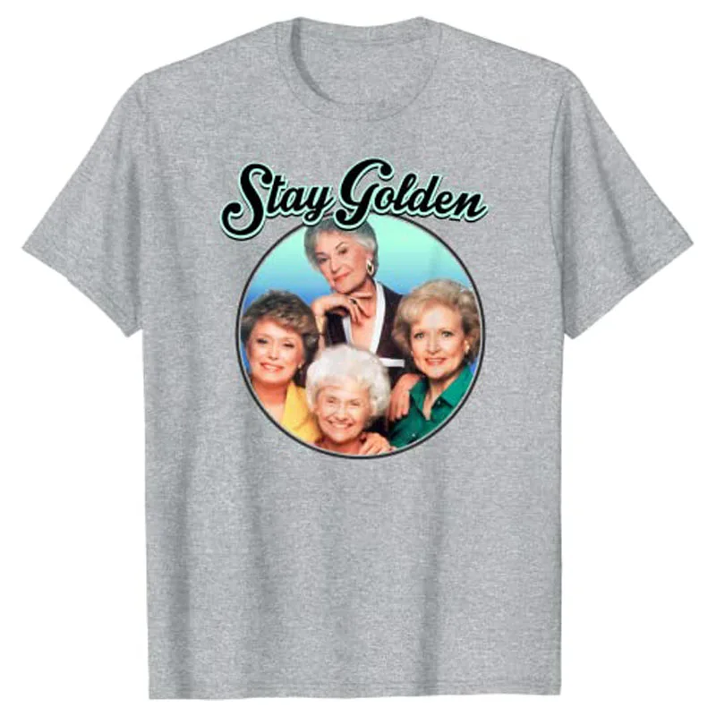 Die Goldene Mädchen Bleiben Goldene T-Shirt Kleidung Frauen