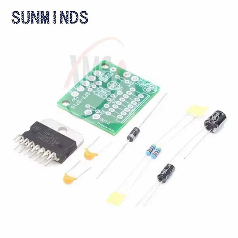 TDA7297 amplifier board spare parts dc 12v grade 2.0 dual audio encoding 15w electronic diy kit