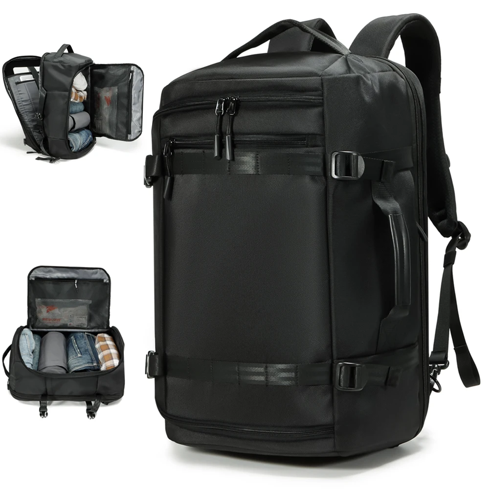 

Men Travel Backpack vacuum compression 40L Laptop Backpack Business Large Capacity school Backpack Expanded Hiking backpack