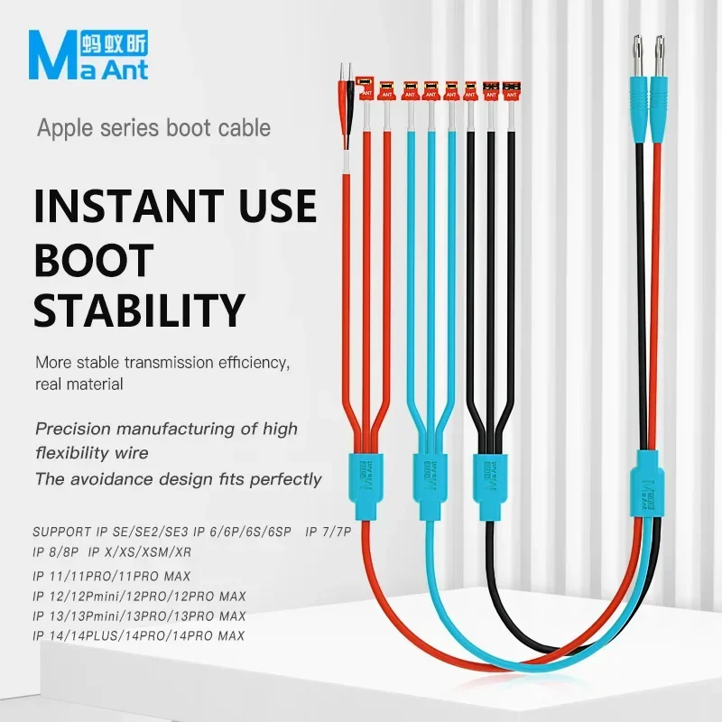 MaAnt PY1 3A 1 to3 IP Series Power on cable per IPHONE 6-14PM cavo di riparazione schermo flessibile strumento portabatteria 1:1 ad alta precisione