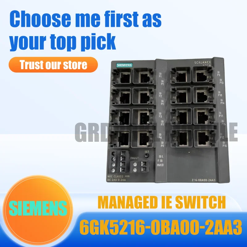 

NEW Original SIEMENS 6GK5216-0BA00-2AA3 6GK5 216-0BA00-2AA3 Industrial Ethernet Switch