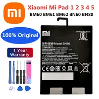 High Quality Xiao mi 100% Orginal Tablet Battery For Xiaomi Mi Pad 1 2 3 4 5  Pad1 Pad2 Pad3 Pad4 Pad5 BM60 BM61 BM62 BN60 BN80