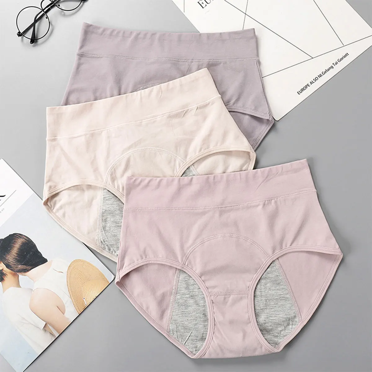 Urinary Incontinence Pants With Anti-leak Absorbent Zone Incontinence Care Pants Reusable Washable Underwear