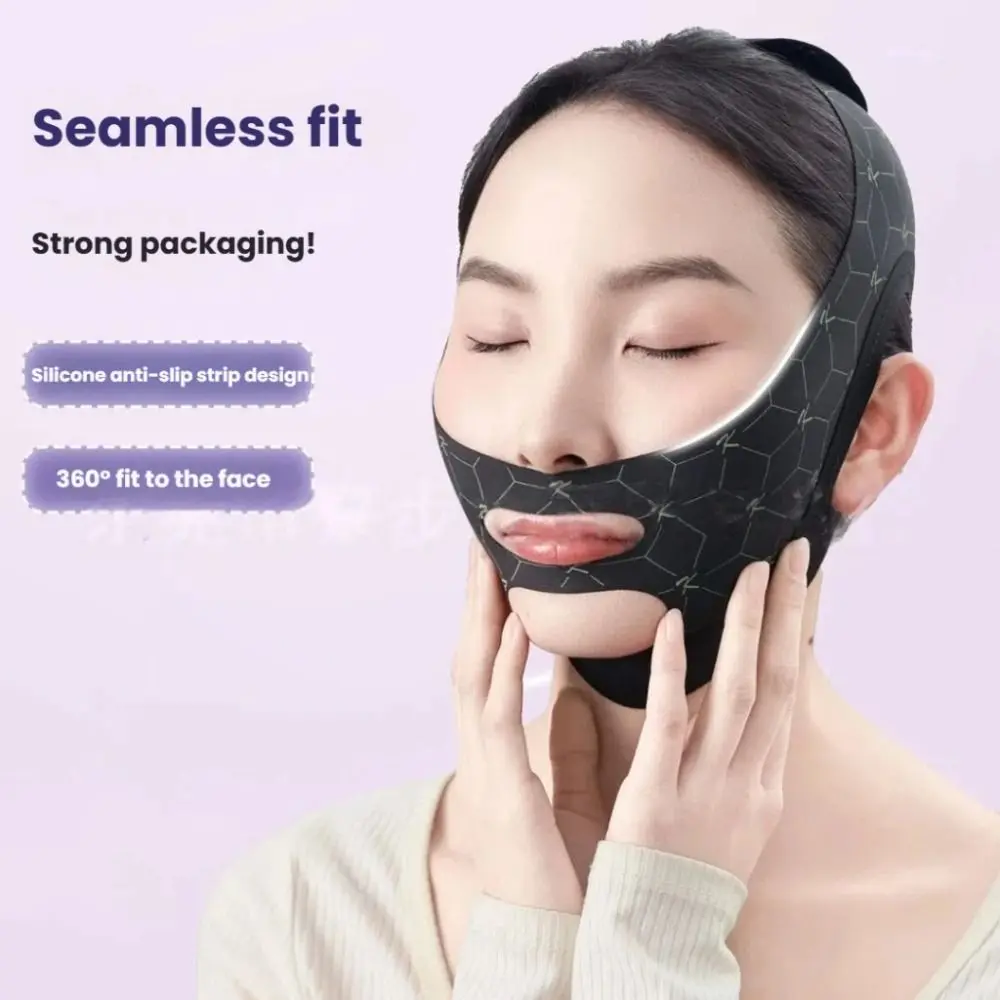 Nuove Cinghie Tonificanti Regolabili per il Viso, Nastri Antiscivolo Riutilizzabili per il Lifting del Viso, Chinology Jawline Shaper per Dormire