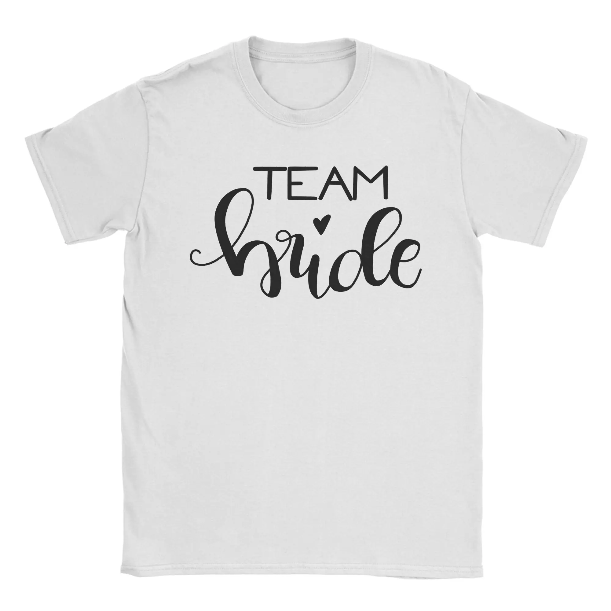 Men's Hearts Bride Bachelorette Party Team T-Shirts Pure Cotton Top Tees Beach Y2K Short Sleeve T-Shirt O-Neck Hip Hop Tshirt