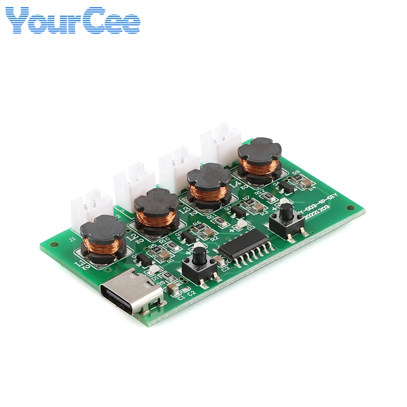 Type-C USB Mini Humidifier Module 4 2 Channel Mist Maker and Driver Circuit Board Fogger Atomizer Oscillating Ultrasonic