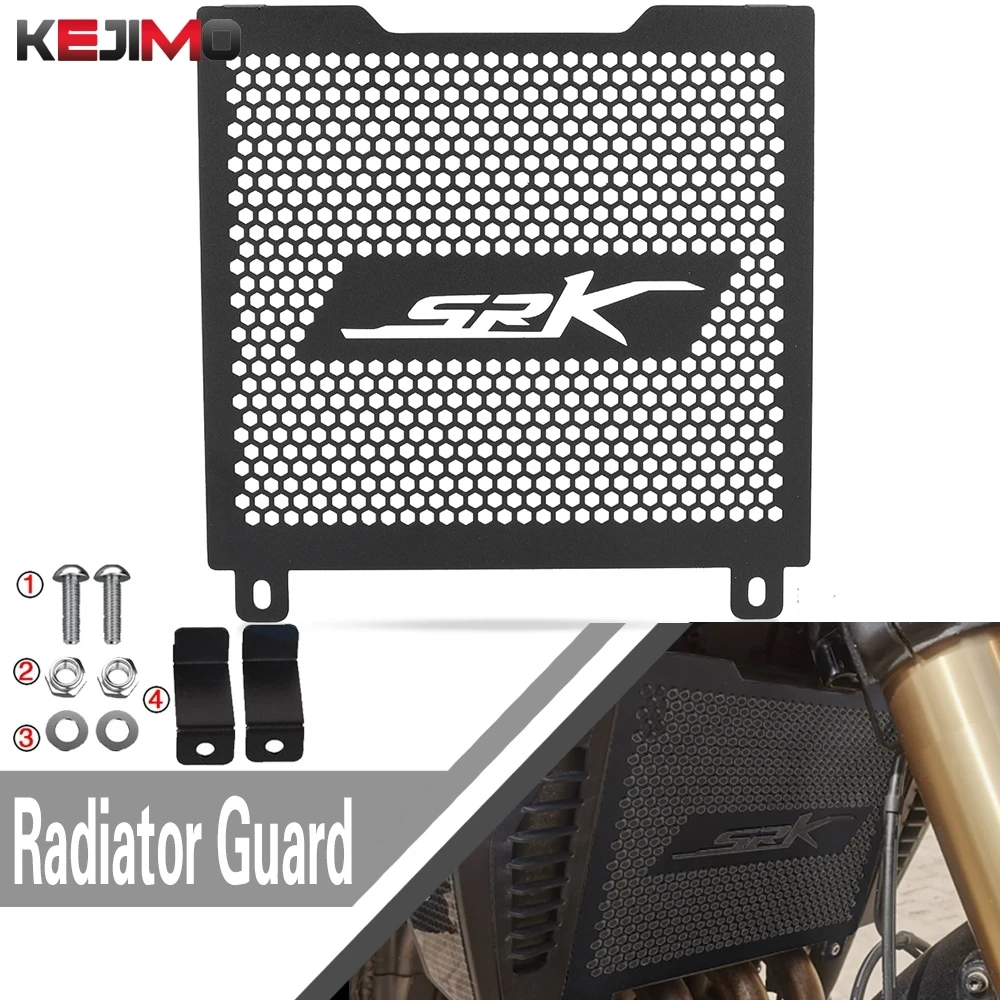 

Aluminum Parts For QJMOTOR SRK350 SRK 350 SRK400 srk 400 Motorcycle Radiator Grille Guard Protection Radiator Cover Accessories