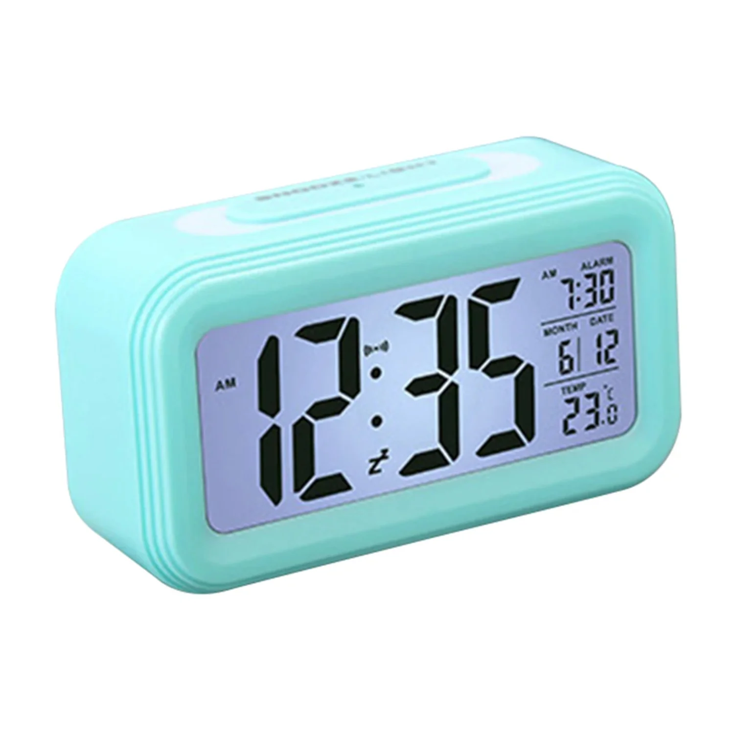 

Digital Alarm Clock Bedside, Loud Travel Alarm Clocks Snooze Night Light Large Display Battery Operated Girls Boys