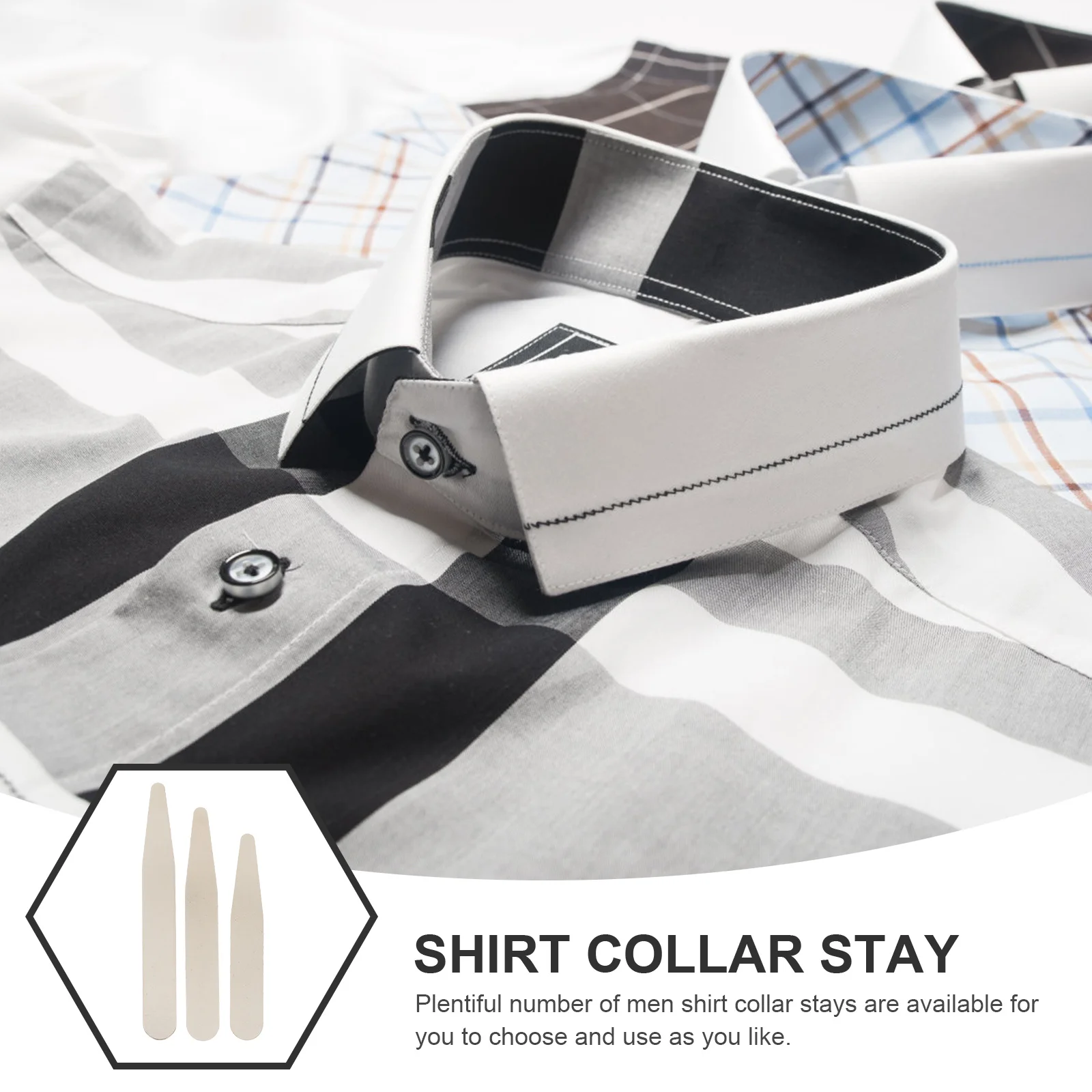 36 szt. Podpórki do koszuli męskiej, akcesoria do garnituru, ochraniacze kołnierzyka, metalowe podpórki do kołnierzyka, kształtki do koszuli męskiej