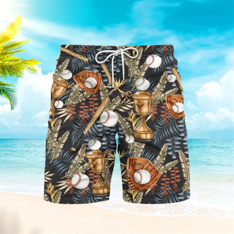 New 3D Sports Printed Swimsuit Summer Man Swim Shorts Swimsuit Swimming Trunks Short Quick-drying Mens Swim Briefs Beach Shorts