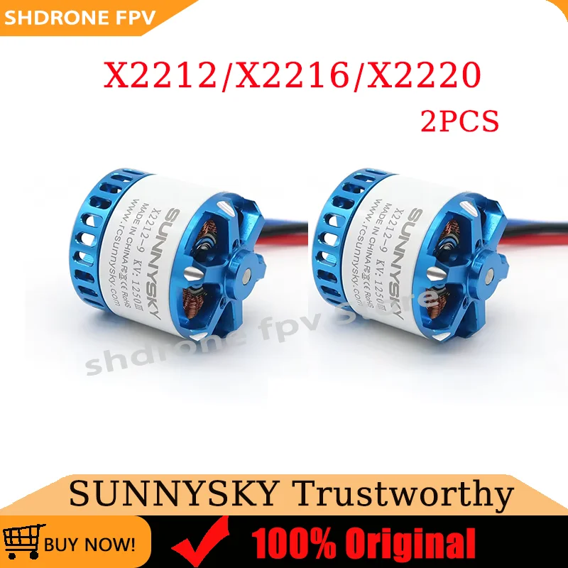 

SunnySky X2212-III/X2216-III/X2220-III 800KV 980KV 1250KV Brushless Motor 3-4S Long Short Shalft for RC FPV Drone Airplane Parts